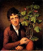 Raphaelle Peale, Rubens Peale with a Geranium